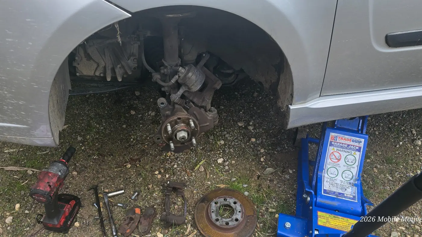 Brake fluid flush inspection and repair by Mobile Motive