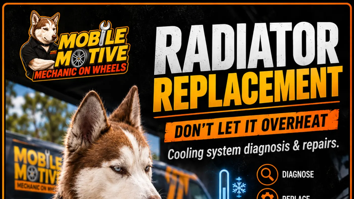 Mobile Motive radiator replacement and cooling-system diagnosis