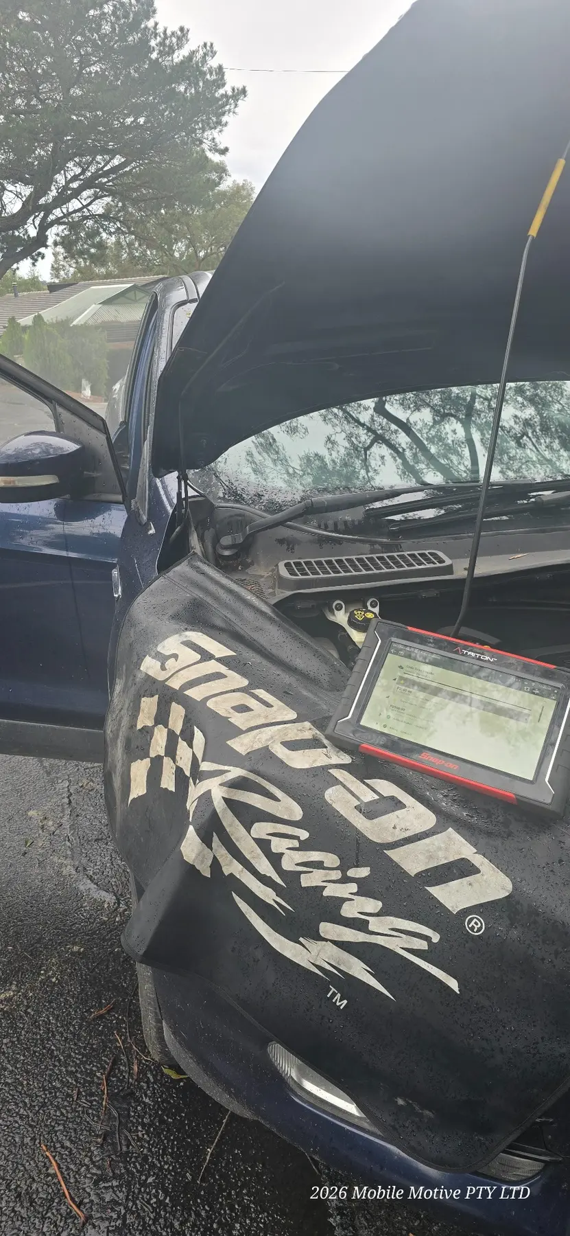 Mobile Motive diagnostic scan testing